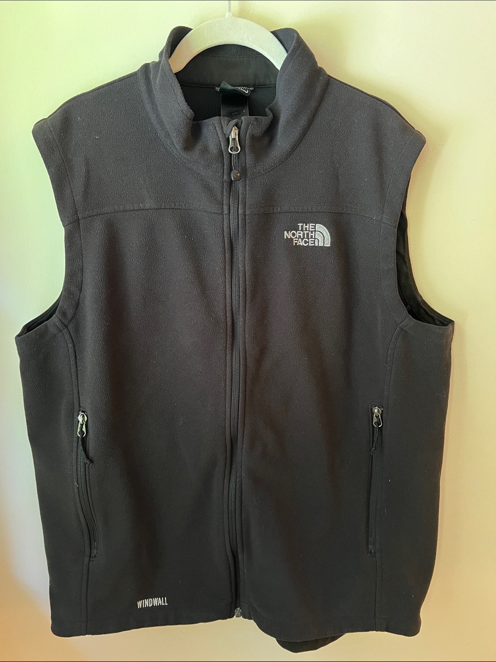 The North Face Black WindWall Fleece Vest - Men's